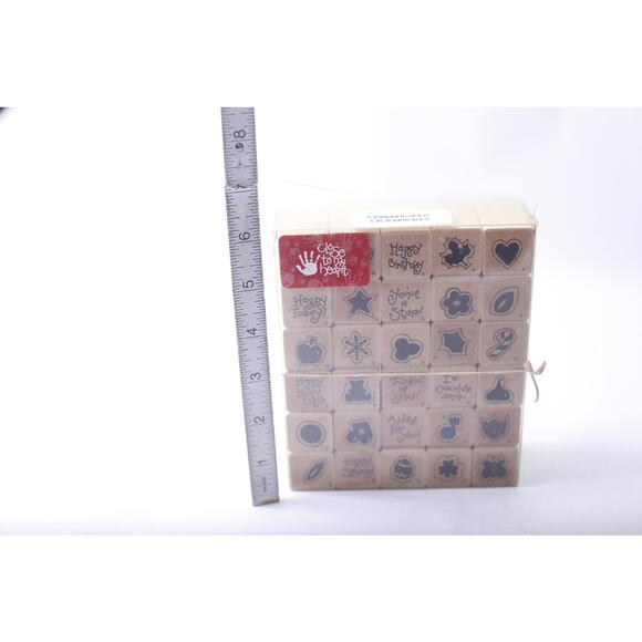 Solid Surprises, Message Stamp Set, Holiday, Birthday, Christmas, Objects - Picture 2 of 3